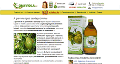 Desktop Screenshot of graviola.hu